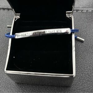 Silver and Blue woman’s Bracelet